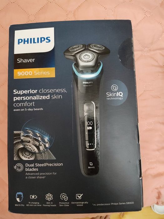 Shaver series 9000
Ел. самобр. за мокро и сухо бръснене със SkinIQ