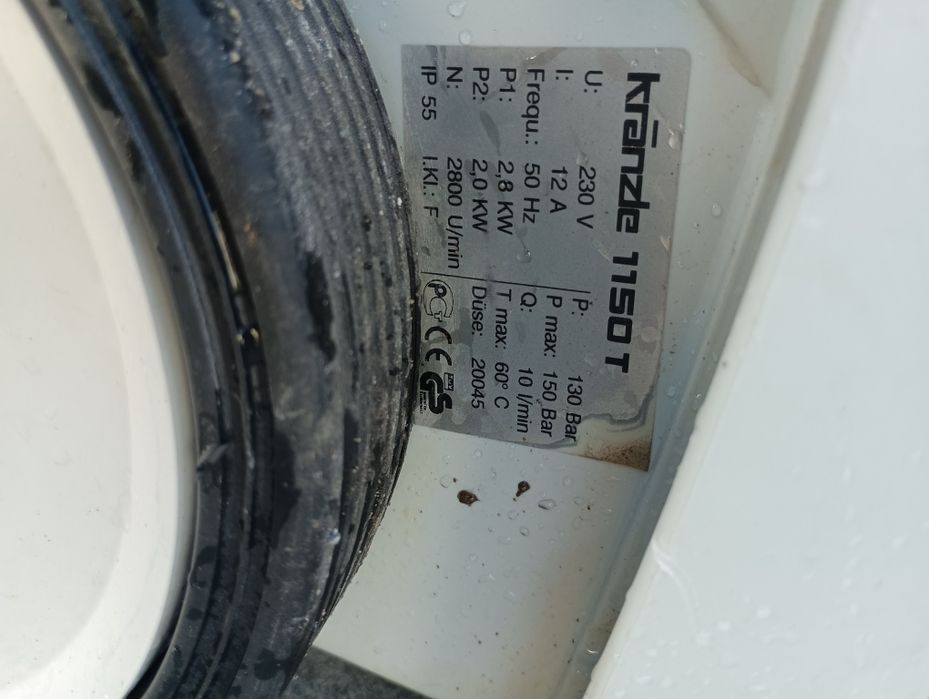 Водоструйка kranzle 1150t