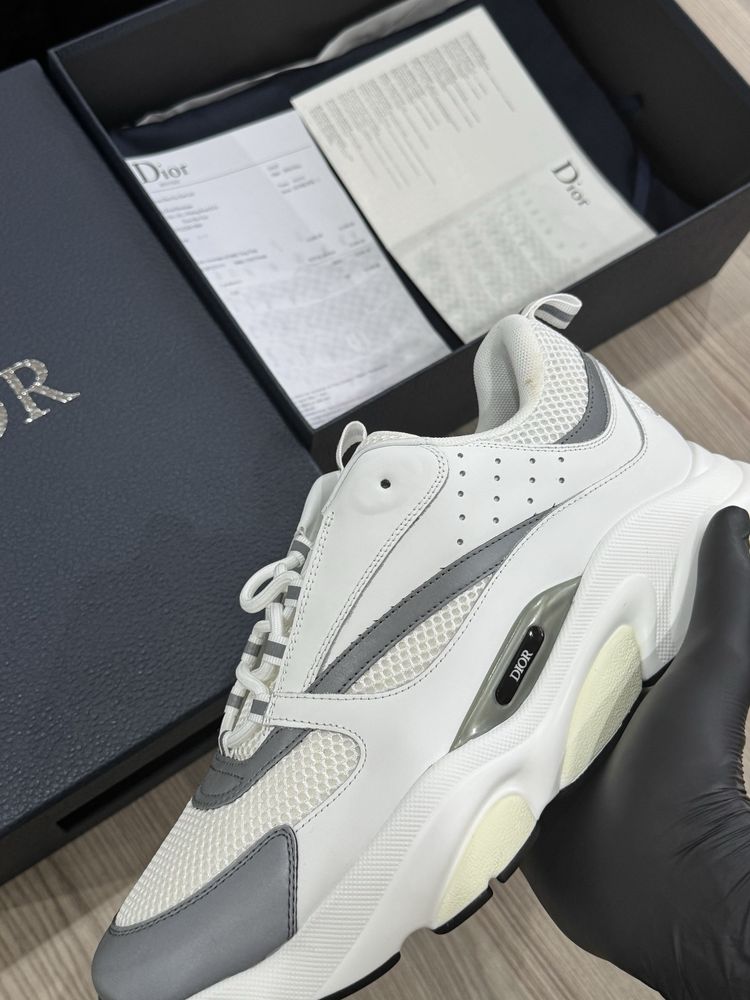 Dior B22 White Silver