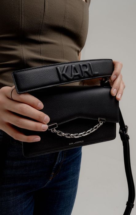 Сумка кросс-боди Karl Lagerfeld натуральная кожа