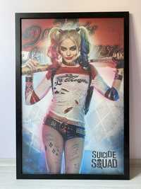 Harley Quinn, Suicide squad, Dc comics - рамкиран плакат