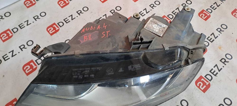 Far stanga Halogen Audi A4 B8 8K cod: 8k0941003A an: 2008 - 2012