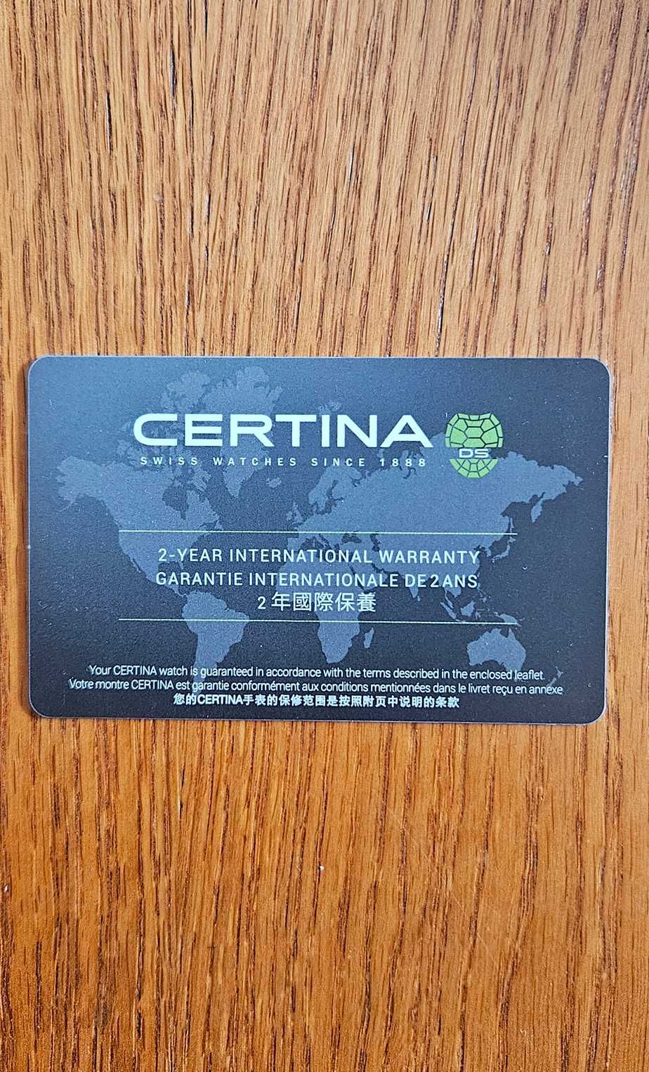 Автоматичен часовник Certina DS-1 в гаранция