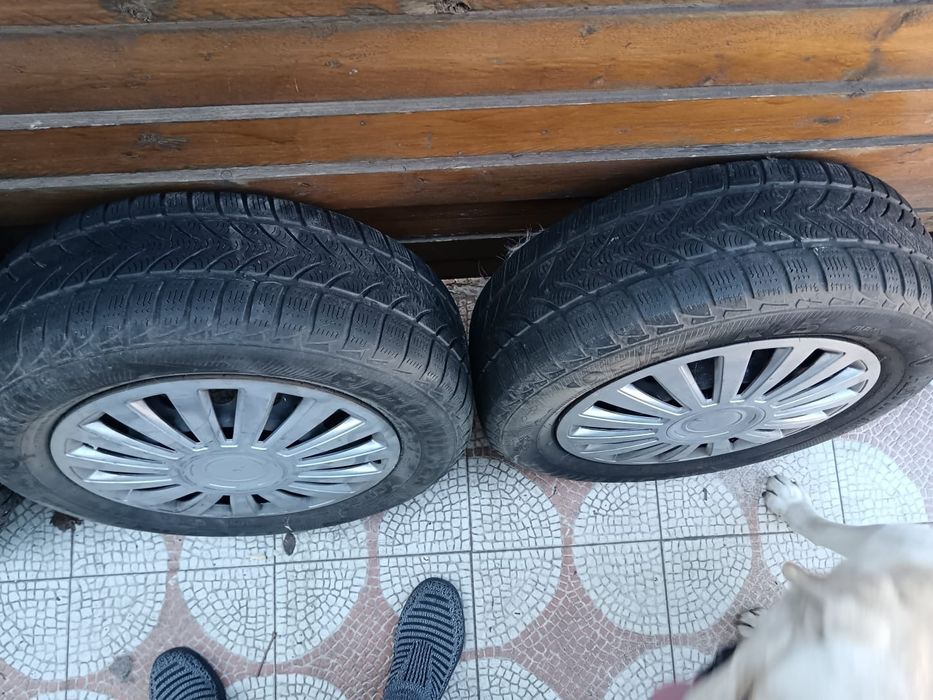 Cauciucuri M/S cu jante de tablă  opel