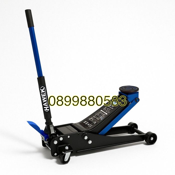 Нископрофилен крик крокодил  3,5 тона с педал  75 - 510 ММ HAWEK