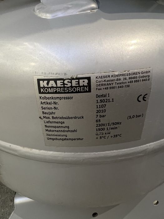 Conpresor medical kaeser Dental 1