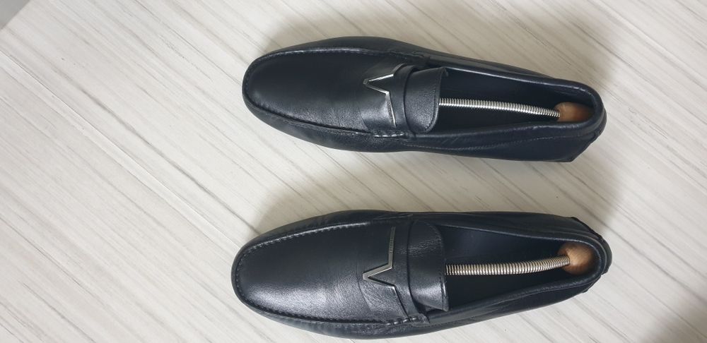 Versace Collection Leather / 43 - 27.5см ОРИГИНАЛ! Мокасини Ест. Кожа