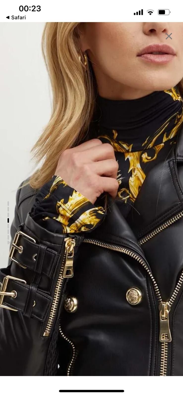 Geaca noua piele Guess