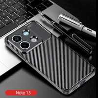 Husa Model Carbon Xiaomi Redmi Note 13 / 13 Pro cu protectie camera