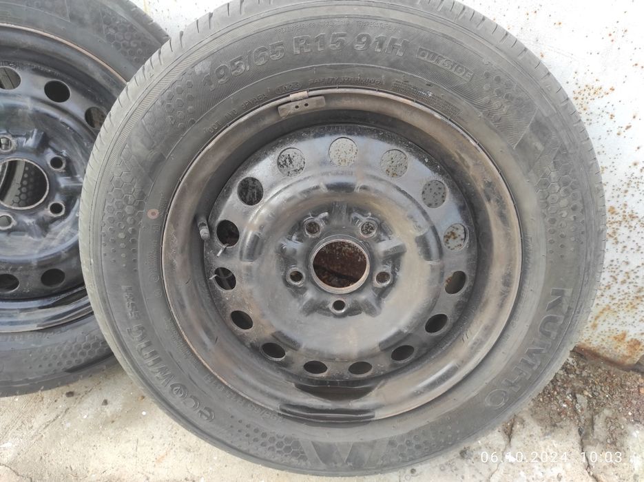 195×65×15 KUMHO Шины летние комплект с штампами не дорого