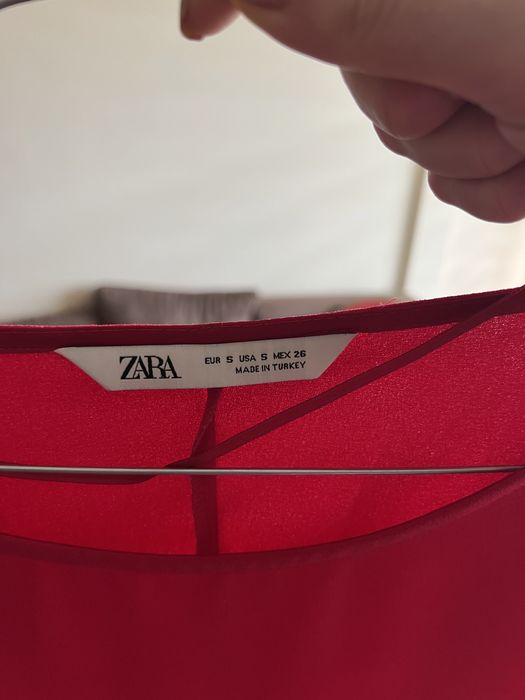 Рокля Зара / Zara цвят фуксия