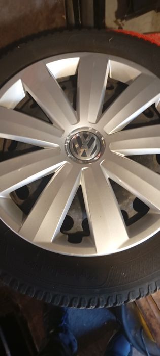 Стоманени джанти с гуми Клебер,16/5х112,/57,1  фолсваген