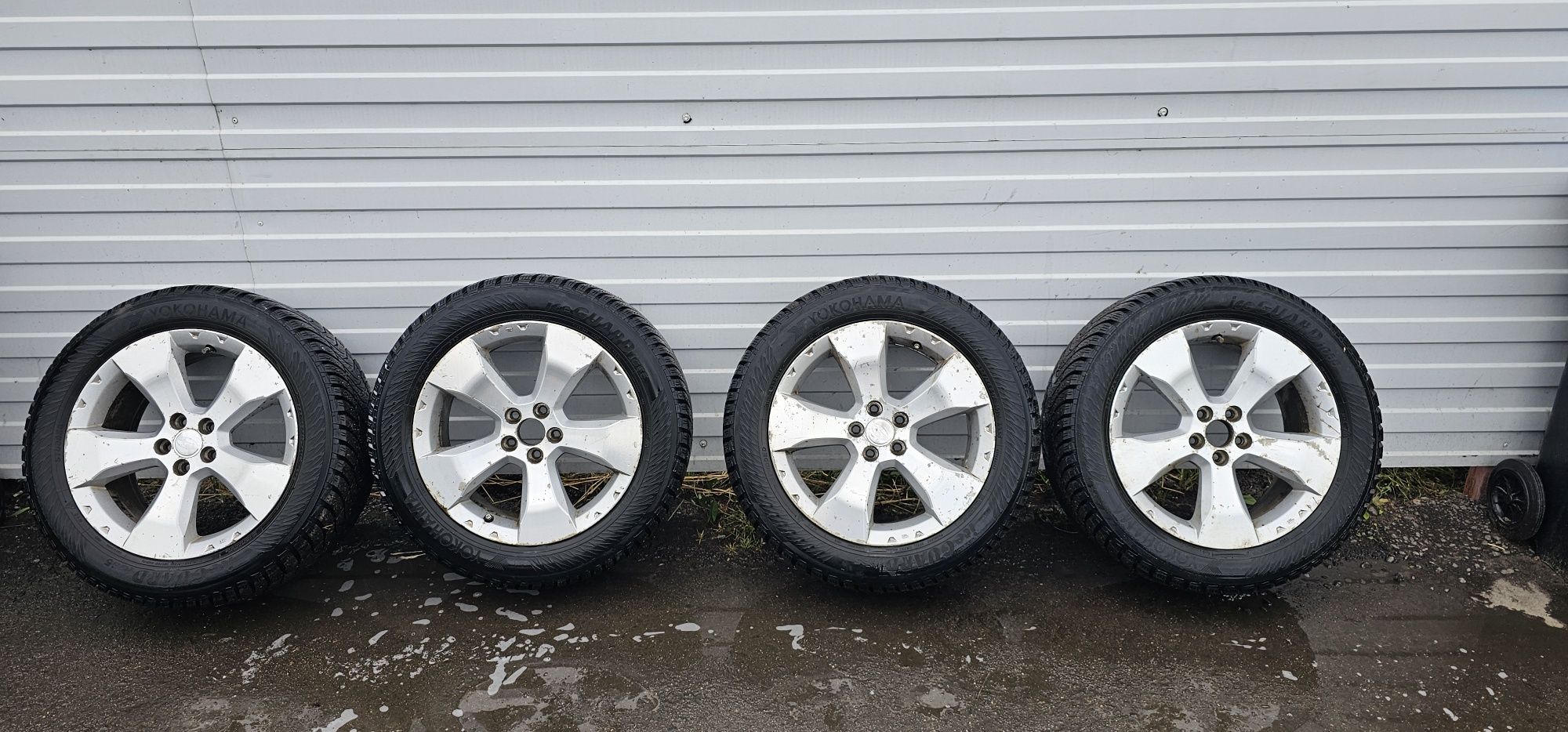 Диски r17 5х100 с резиной Yokohama icing guard ig-65 r17 225/55