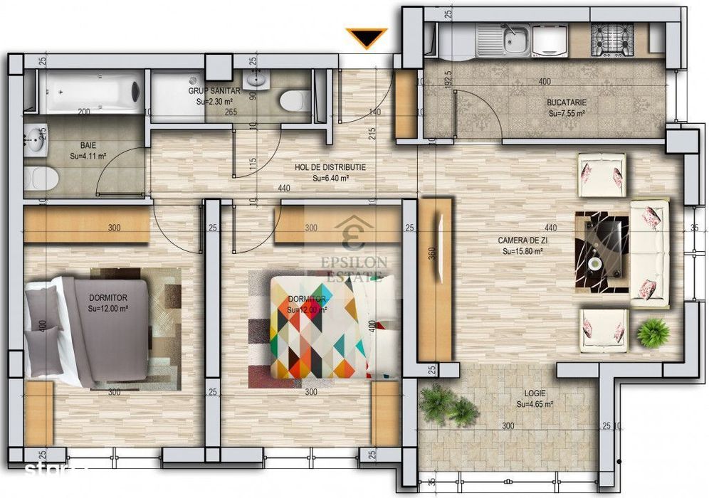 Apartament 3 camere decomandat - Militari Residence