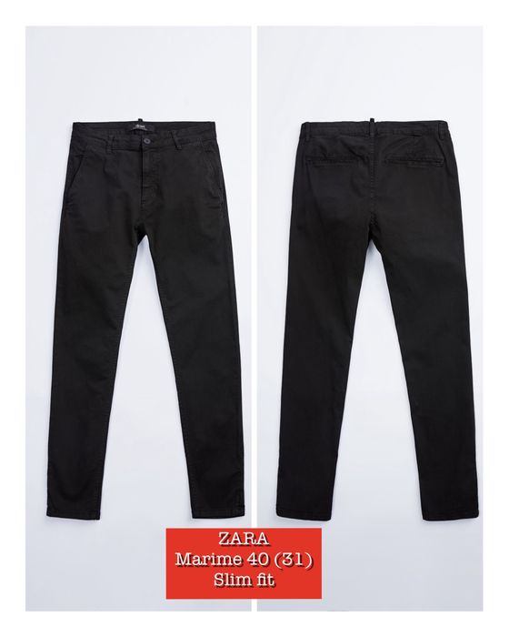 Pantaloni chino barbati Zara