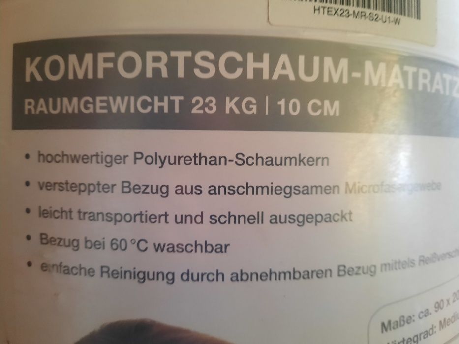 Saltele din spuma poliuretanica de 1 persoana, fabricate in Germania.