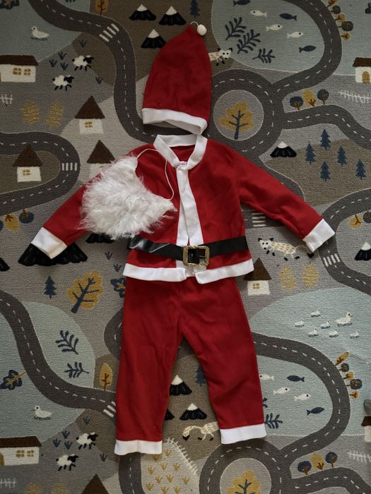 Костюм санты для мальчика 3-4 года