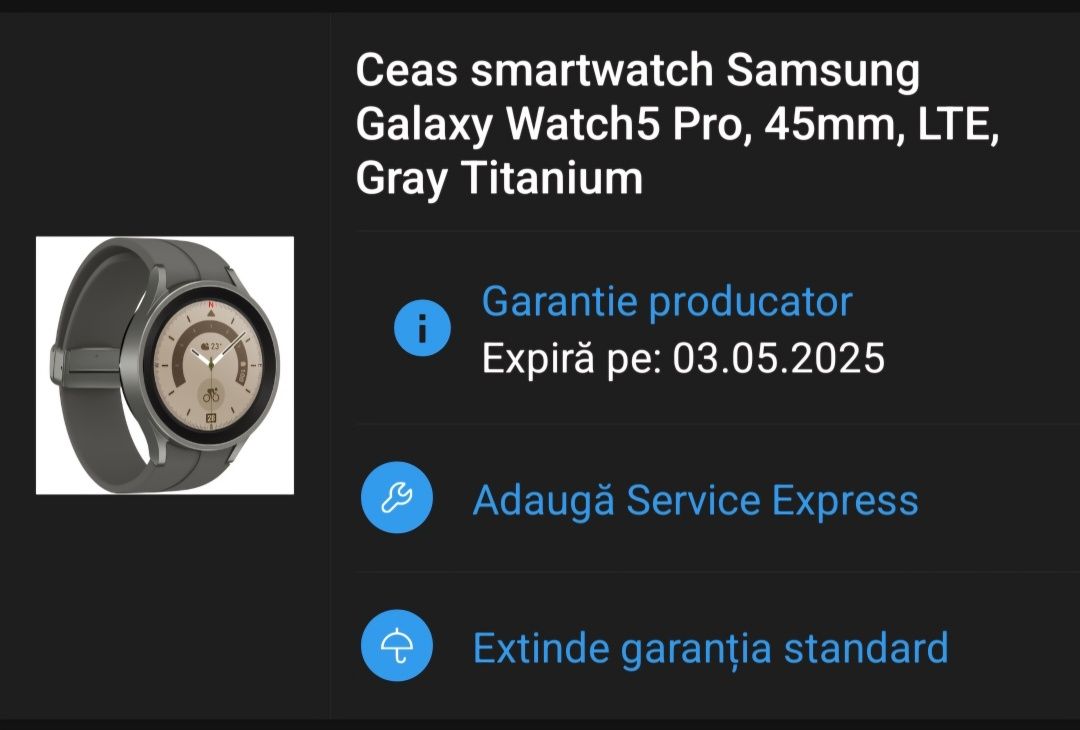 Galaxy watch 5 PRO LTE 45mm
