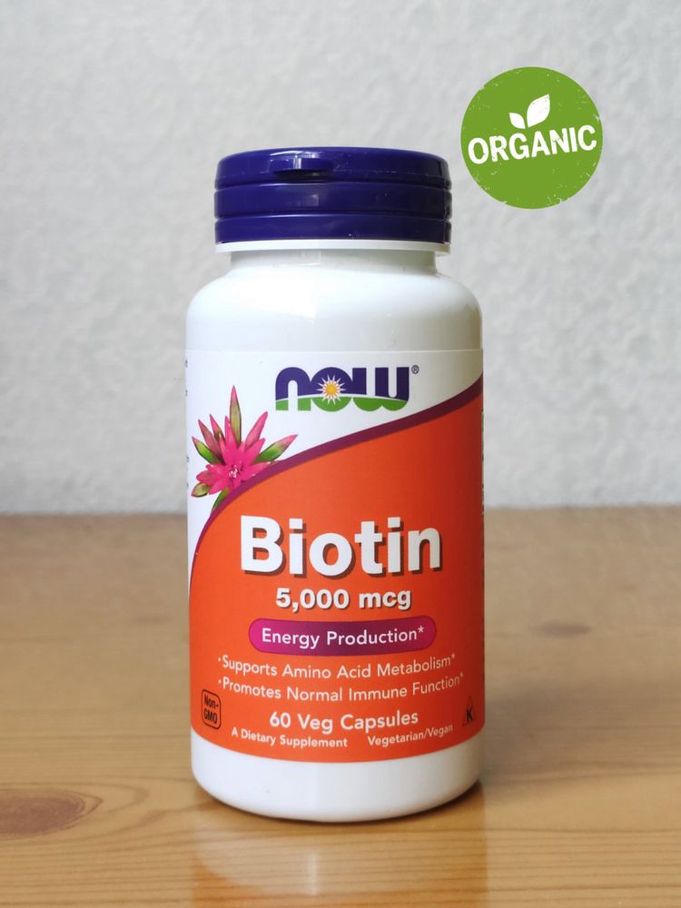 Биотин Biotin Now 60 капсул Америка