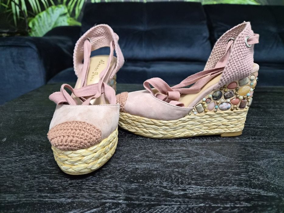 Sandale piele naturală Alma en Pena