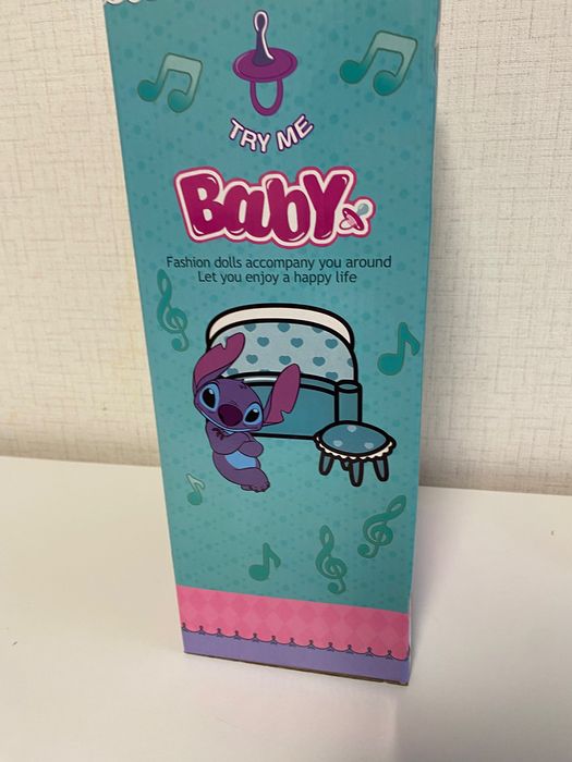 Ходещо и плачещо бебе кукла Стич,мъниста за гривна, Cry babies, Stitch