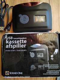 Vand stereo cassette player si mp3 Sound one cu înregistrare pe usb.