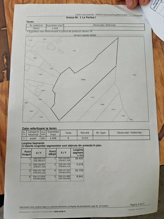 Teren intravilan 3400 m2
