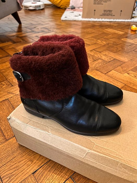 Ghete de piele cu blană de oaie Ugg mărimea 39