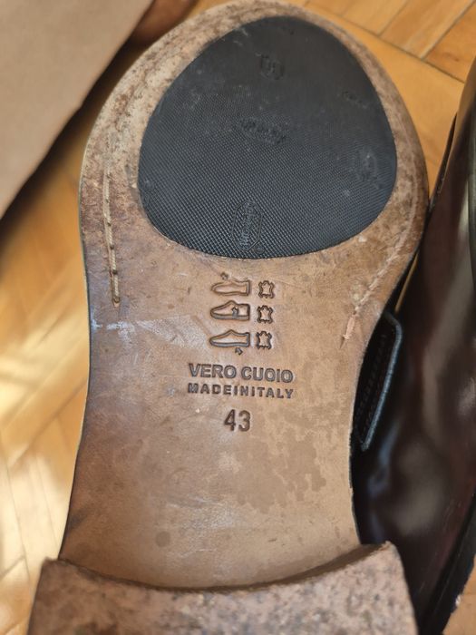 Pantofi lux Dasthon Made in Italy, (Full-Grain) - 43 (29 cm) (Îngust)