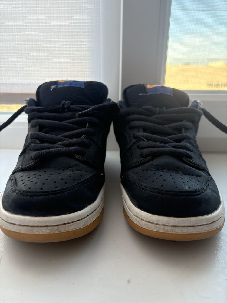 Кроссовки Nike sb dunk темного синего цвета