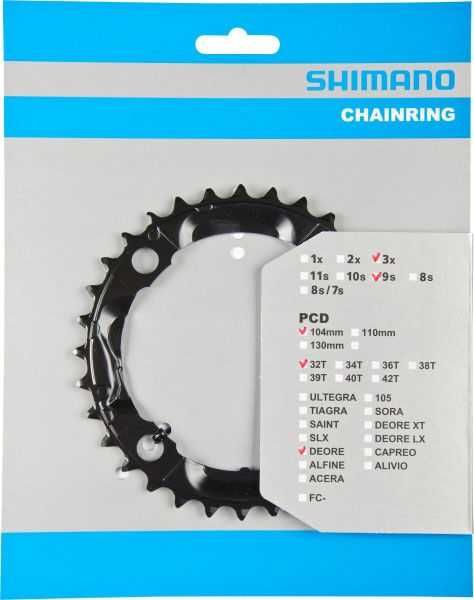 Shimano Deore 32t. 104mm BCD FC-M590/591 negru