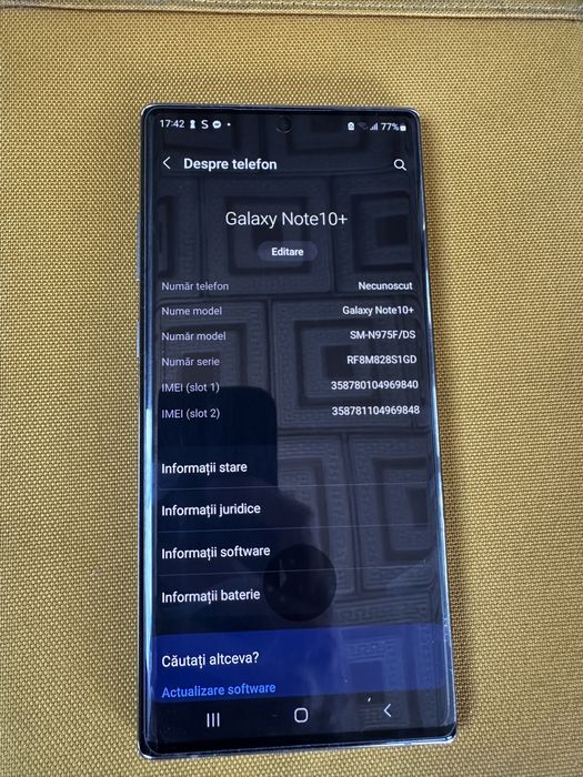 Samsung Galaxy Note10+ 4G Aura Glow