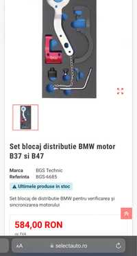 Set cale blocaj distributie BMW motor B37 si B47