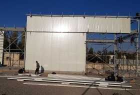 Изготовление металлоконструкций. Монтаж сэндвича.