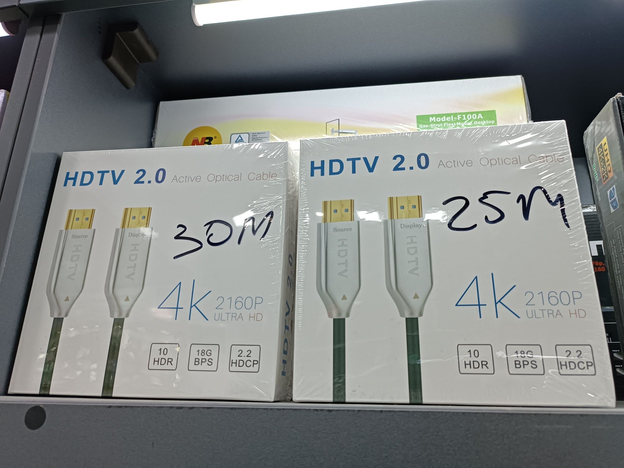 Оптичекий hdmi кабель  4 k / 25 м/ 30 м / 40 м / 50 м/60м / 70 м/80/90