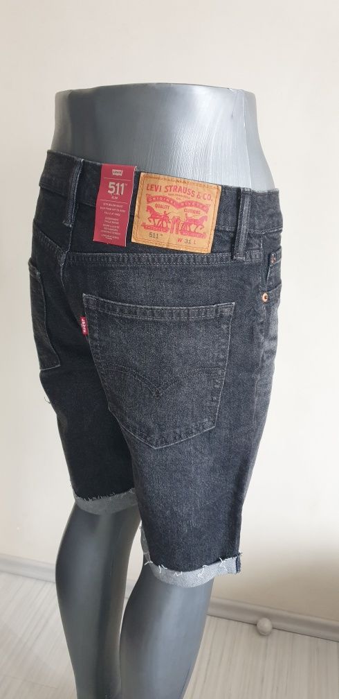 LEVIS 501 Slim Short Jeans/ 31 - 32 НОВО! ОРИГИНАЛ! Мъжки Къси Дънкови