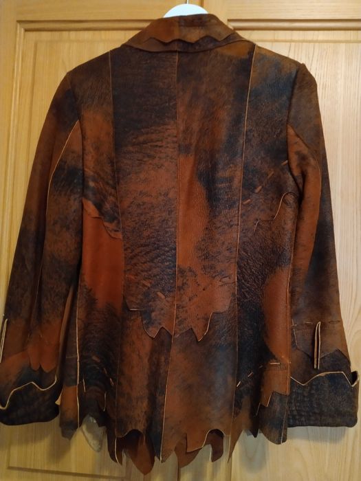 Дамско яке от естествена агнешка кожа