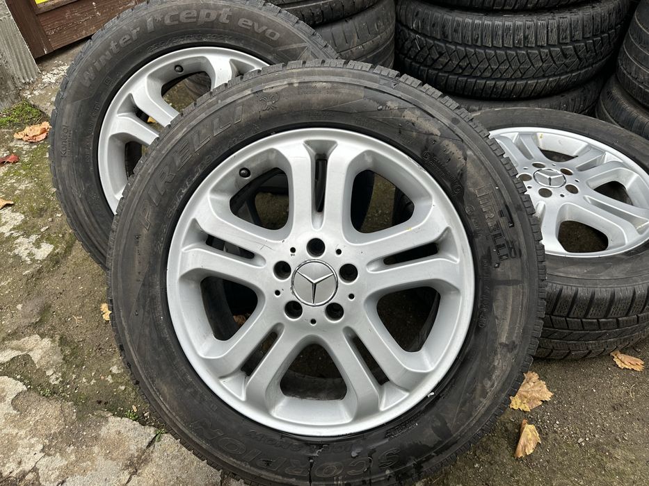 Джанти с зимни гуми за мерцедес 18/19