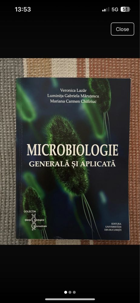Carte microbiologie generala si aplicata