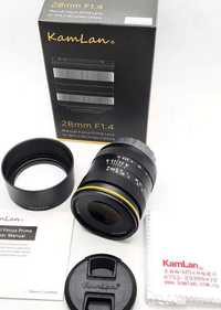 Kamlan 28mm f1.4 за Fuji