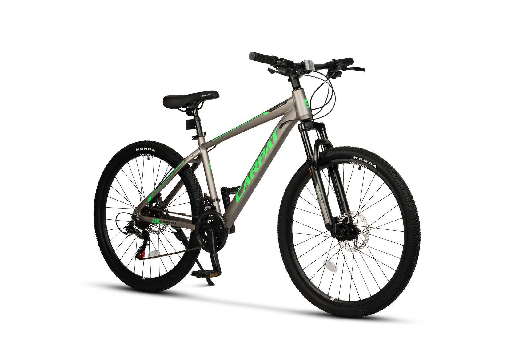 Bicicleta MTB Hidraulica Carpat Acura 26", Gri/Negru/Verde,Pret Prod