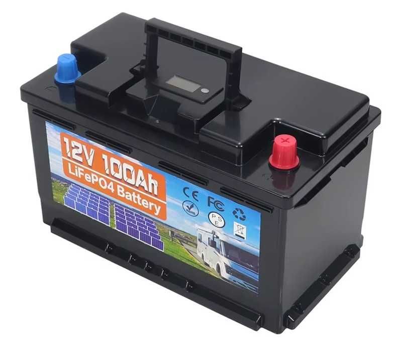 Baterie RUSMR  LiFePO4, 100, 120, 200Ah, 12V + incarcator 10A