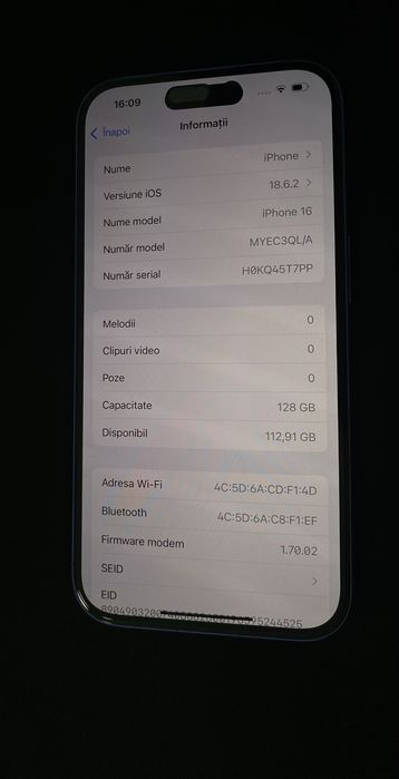 Apple iPhone 16 128Gb id-XXL3207