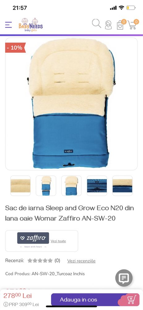 Sac de iarna zaffiro