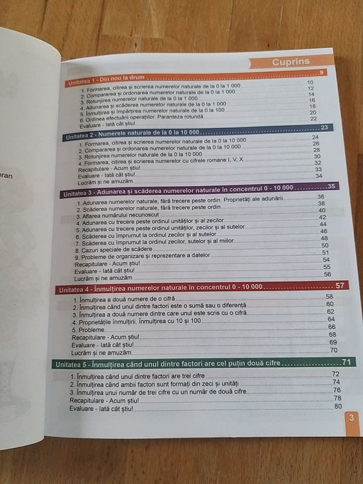 4 Carți si caiete de lucru clasa 3 , română si matematica