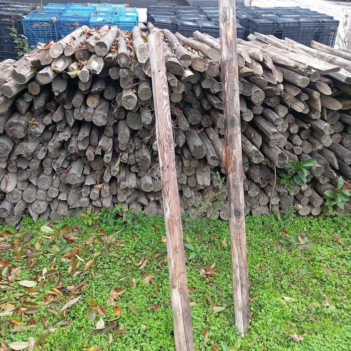 Дървени колове за конструкция на зеленчуци