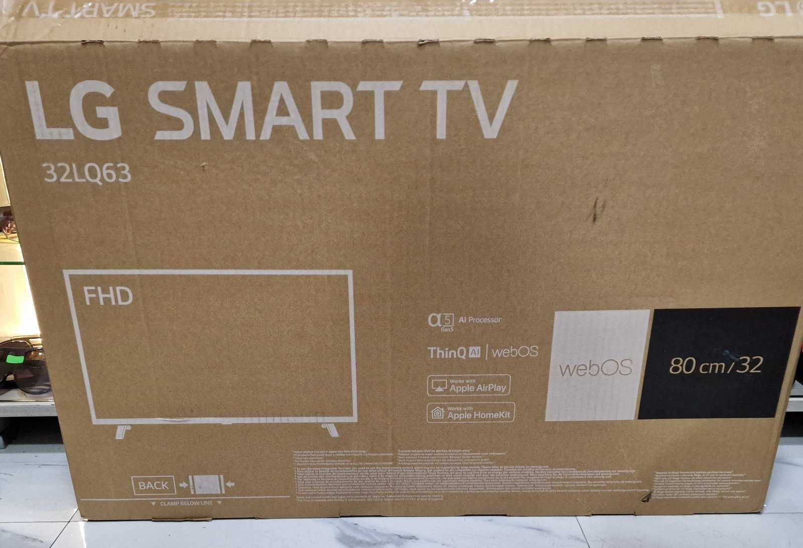 Смарт телевизор LG 32LQ63, 32" (80 см), Full HD, LED