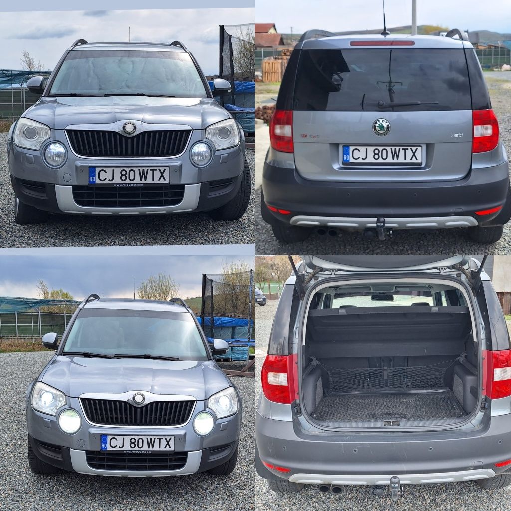 Skoda Yeti 2.0Tdi 4x4 170CP Elegance, Panorama, Piele, Xenon, Webasto