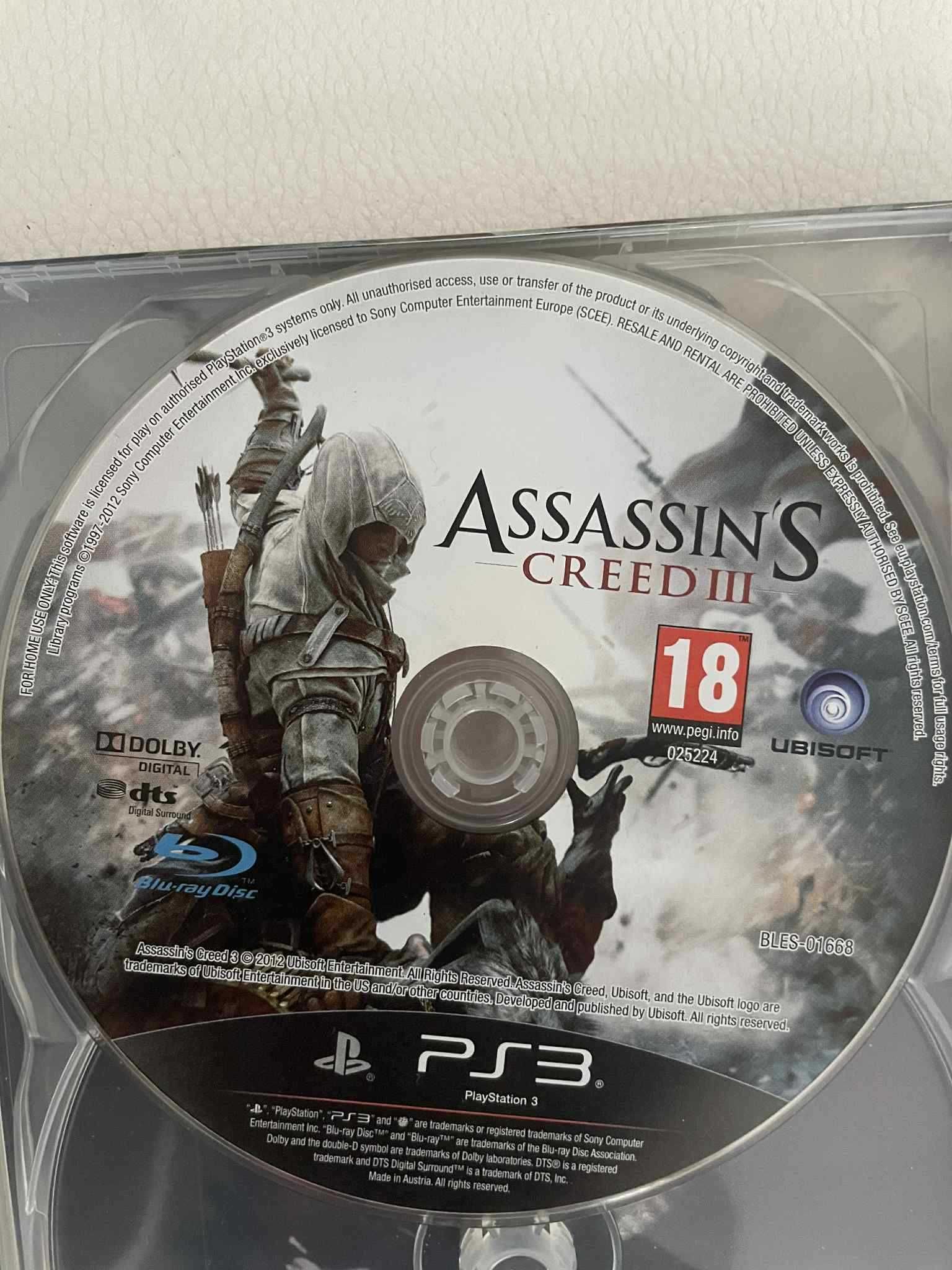 Assassin's Creed III Remastered Steel Book PS3 Game