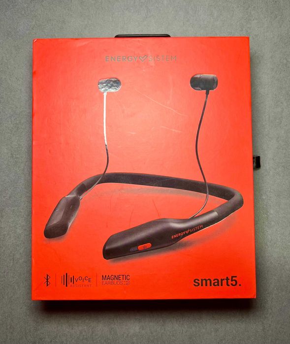 Căști Energy Neckband BT Smart 5 - Bluetooth - In-Ear - Negru